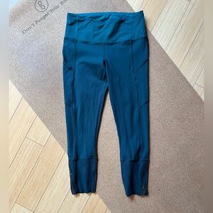 Lululemon Athletica Deep Teal Leggings